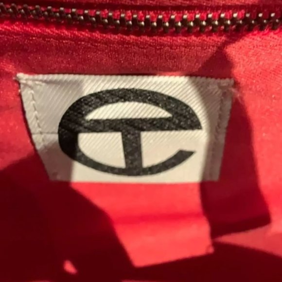 telfar large shopping bag red vegan leather - Picture 4 of 5